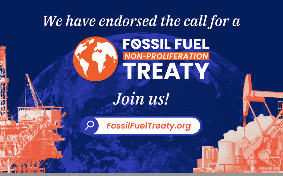 SSCAN Endorses Fossil Fuel Non- Proliferation Treaty