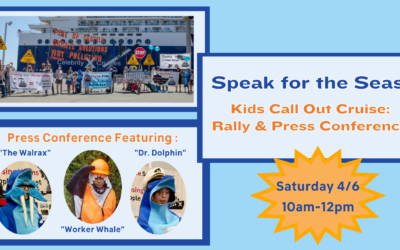 Seattle Cruise Control – Speak For The Seas! Saturday April 6, 10AM