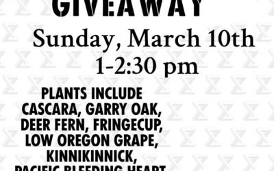 Native Plant Giveaway – Bradner Gardens – 03/10